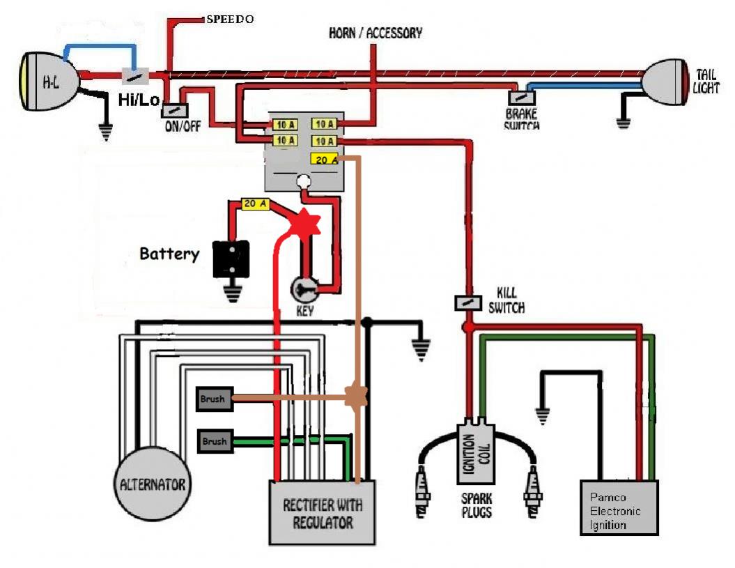 wiring diagram for 1979 yamaha xs650