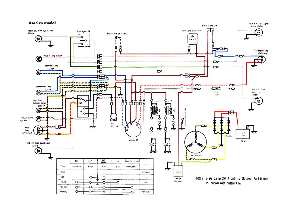 Wiring Diagram For 1979 Yamaha Xs650s