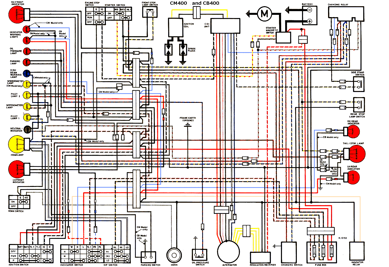 wiring diagram for 1981 honda cm400