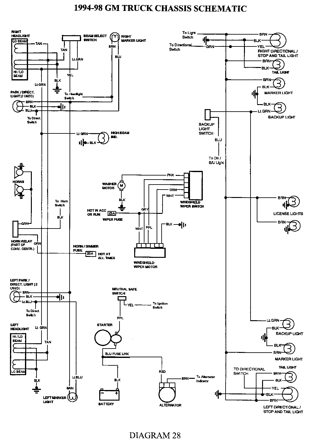 wiring diagram for 1990 gmc g3500