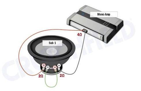 wiring diagram for 2 12in dual coil subs 4ohms