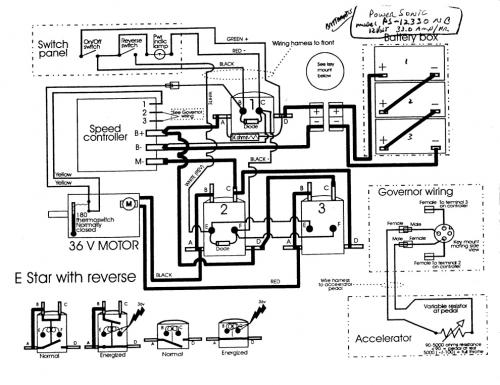 wiring diagram for 2013 48 volt ez go solenoid