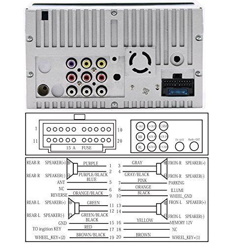 wiring diagram for 2din bill car stereo