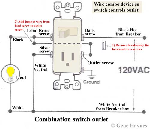 Wiring Diagram For Light Switch And Outlet from schematron.org