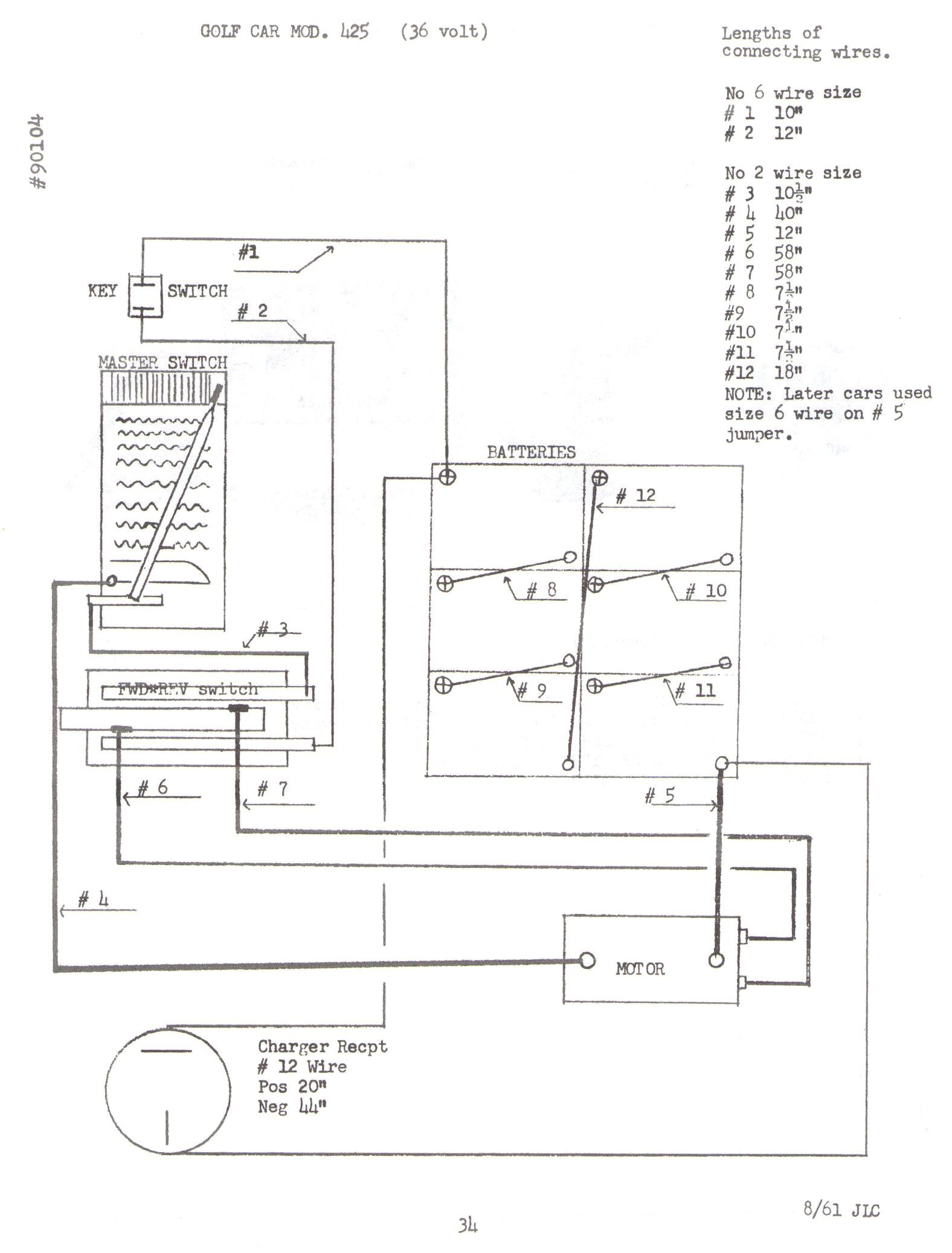 Wiring Diagram For 437 Westinghouse Golf Cart