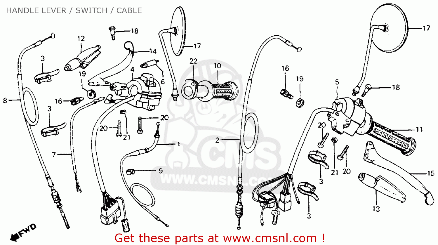 wiring diagram for 81 honda cm200t