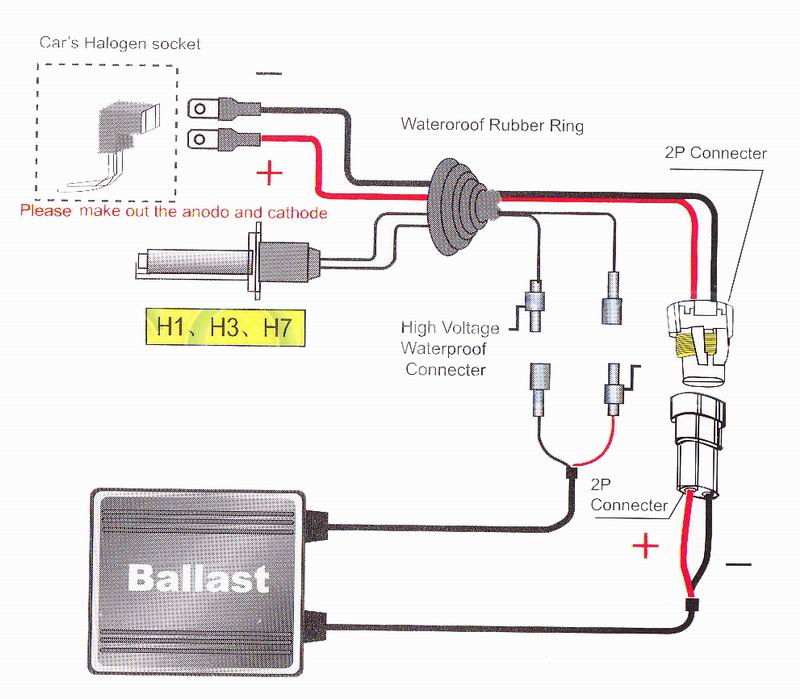 wiring diagram for 9004 bulb