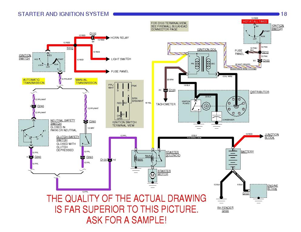 Wiring Diagram For 94 Camaro 5 7 Ignition Switch To Coil