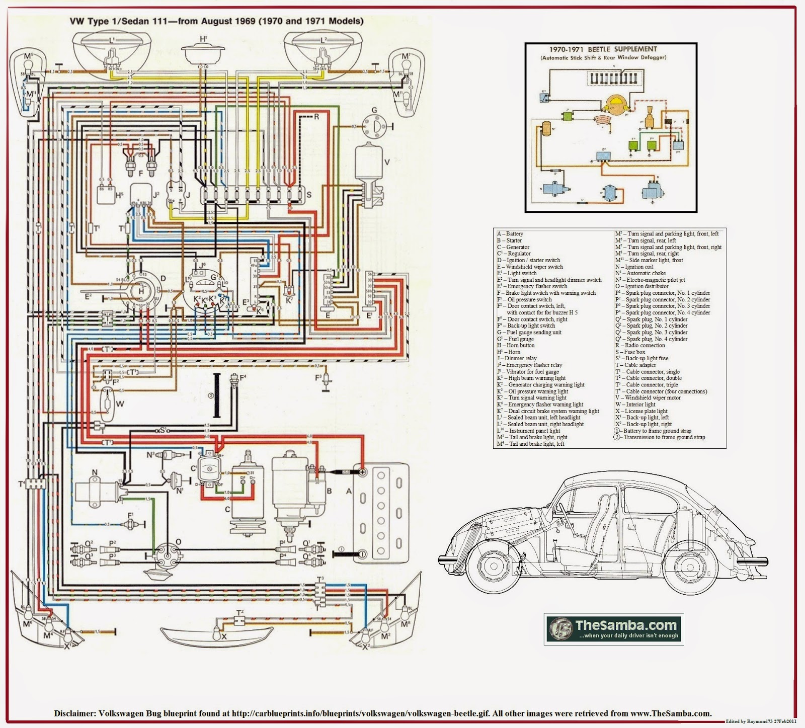 wiring diagram for a 1977 vw superbeetle