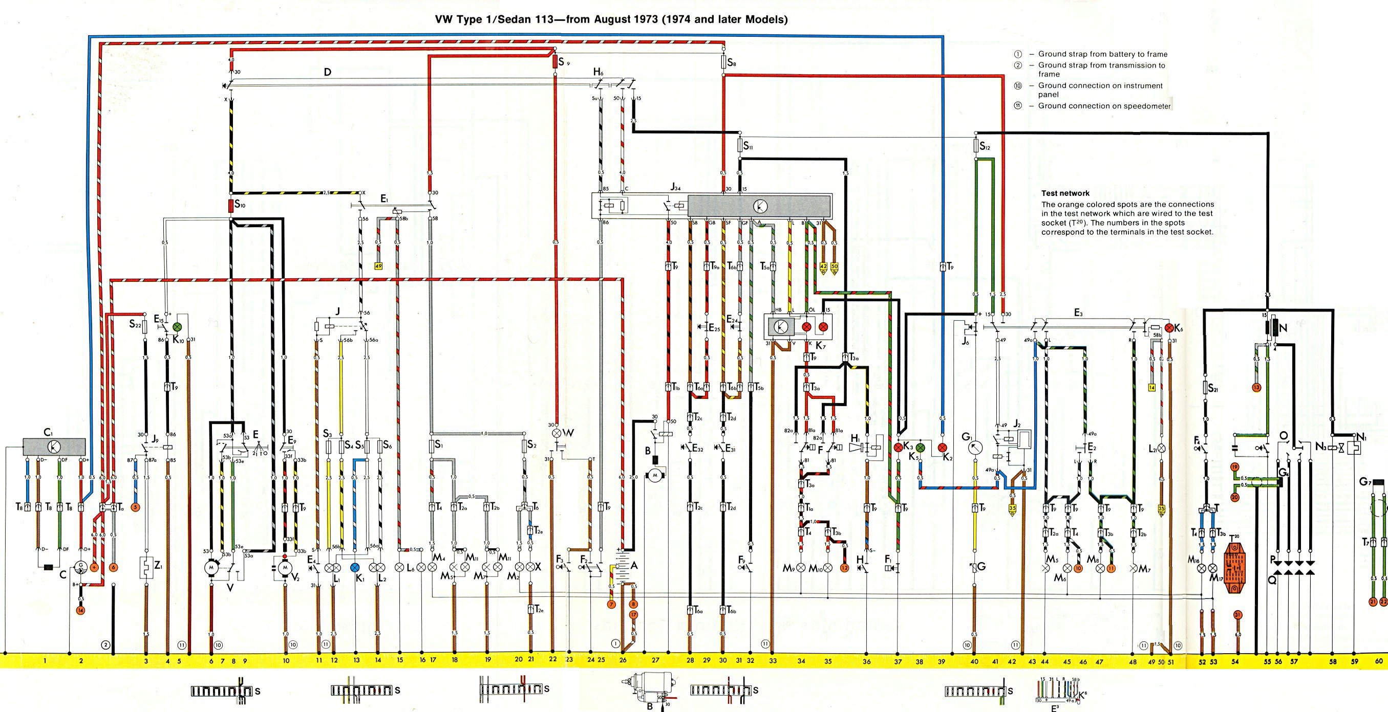 wiring diagram for a 1977 vw superbeetle