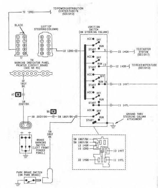 wiring diagram for a 1996 jeep wrangler the asd circuit