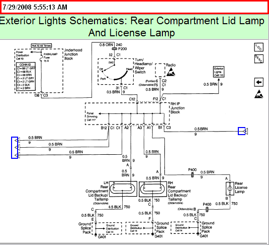Wiring Diagram For A 99 Olds Bravada Radio