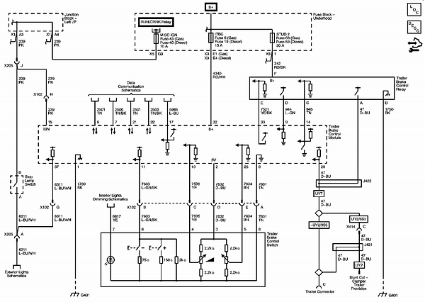 wiring diagram for a brake controller on a 20003 chevy 2500 silverado