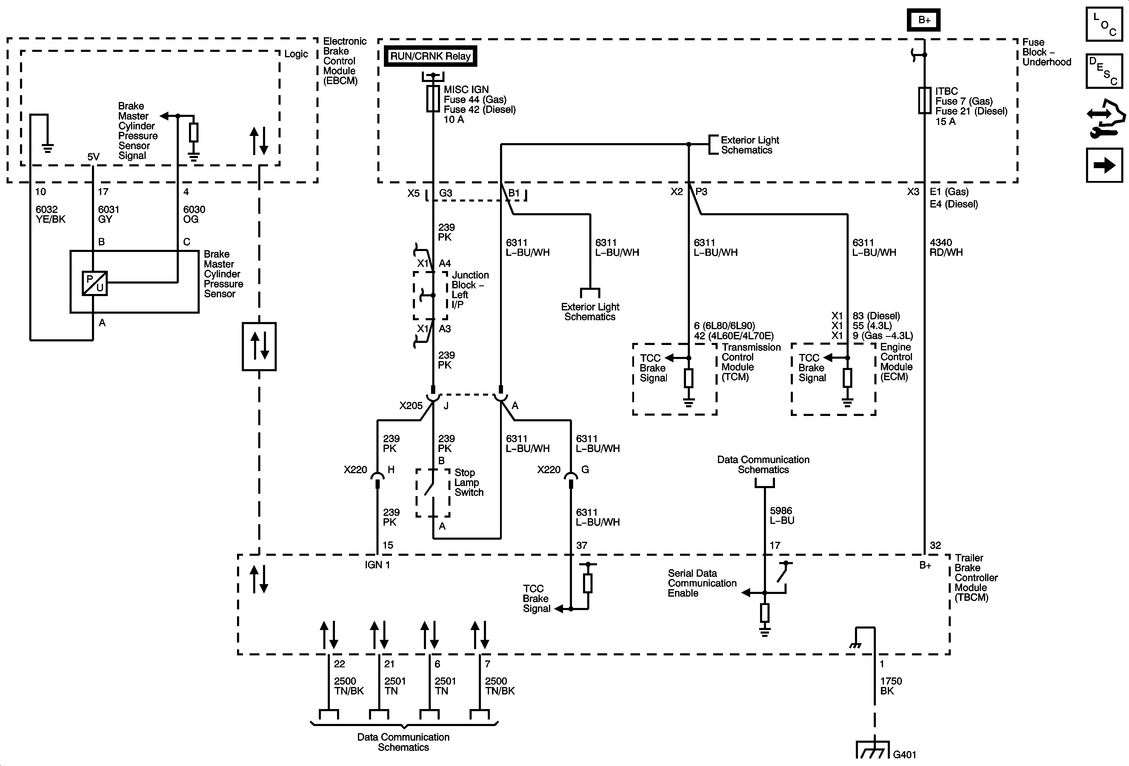 wiring diagram for a brake controller on a 20003 chevy 2500 silverado