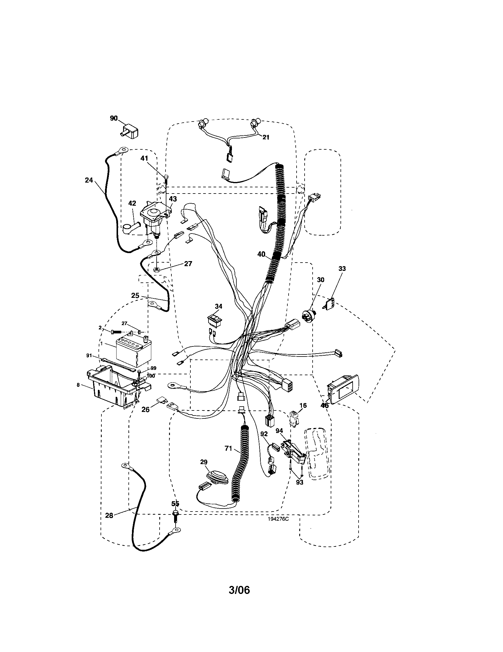 wiring diagram for a craftsman dys4500 riding mower