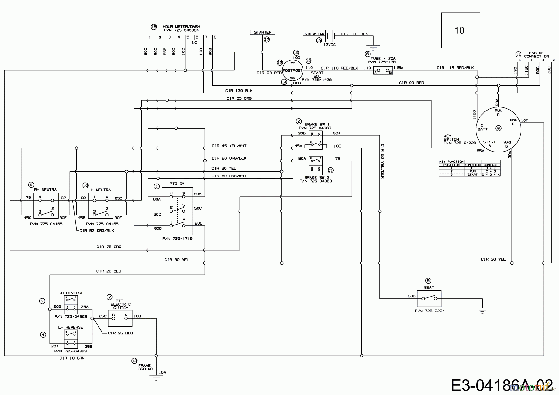 wiring diagram for a giye 4 wheeler