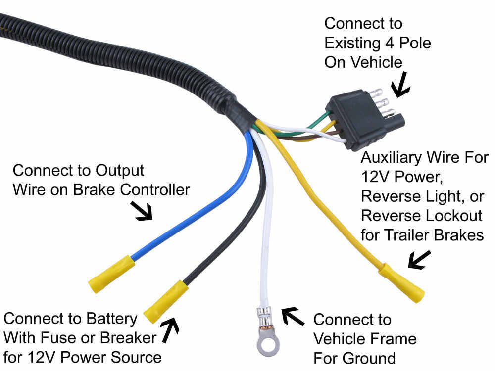 wiring diagram for a hideout trailer hitch plug
