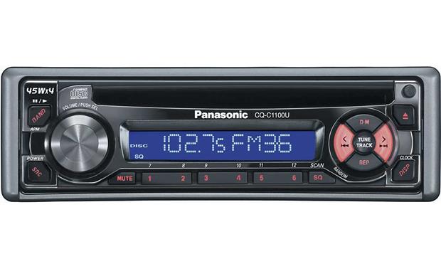 wiring diagram for a panasonic car stereo model number cq c1100