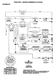 wiring diagram for craftsman lt1000 lawn tractor