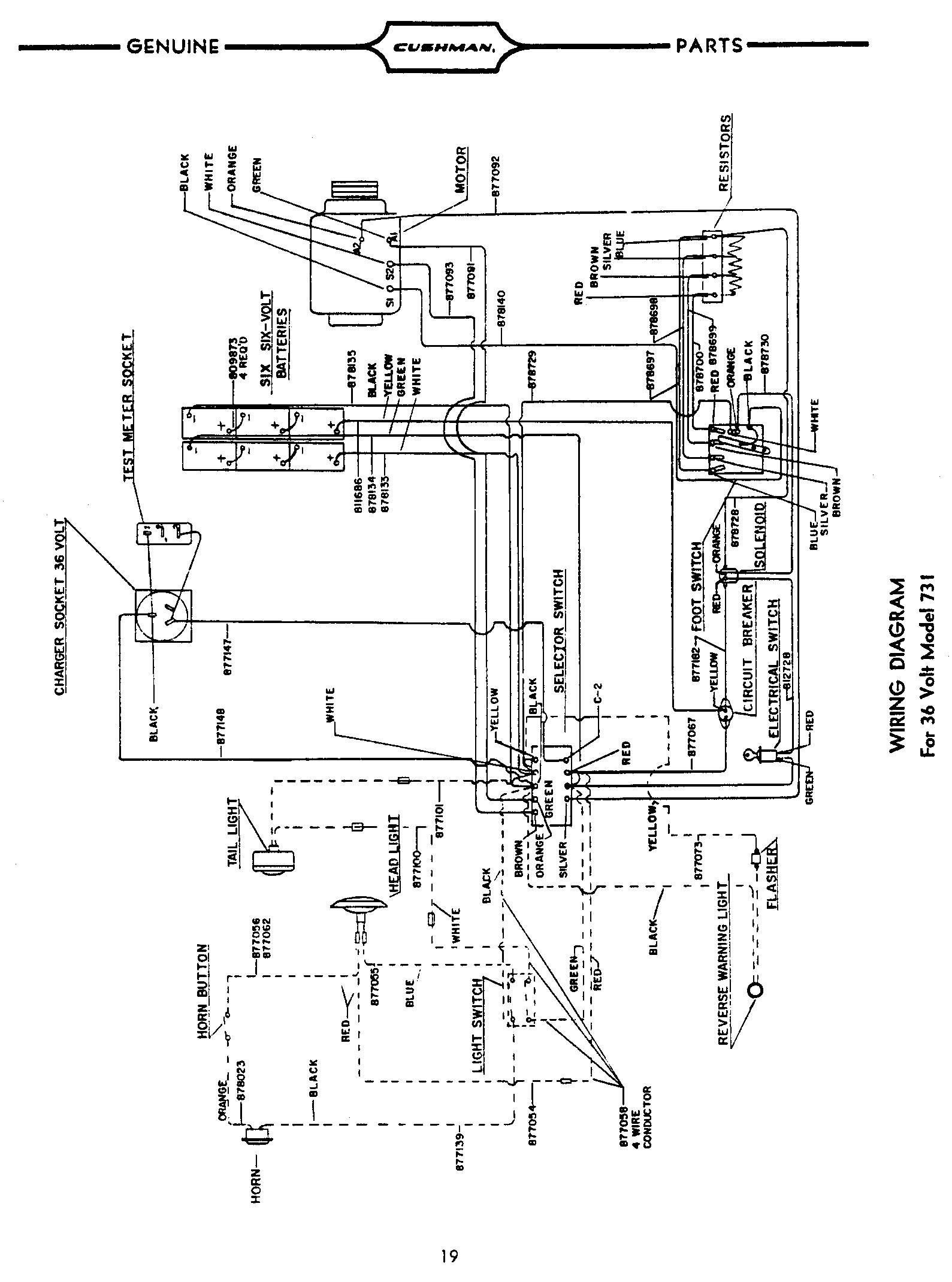 Wiring Diagram For Cushman 898570a