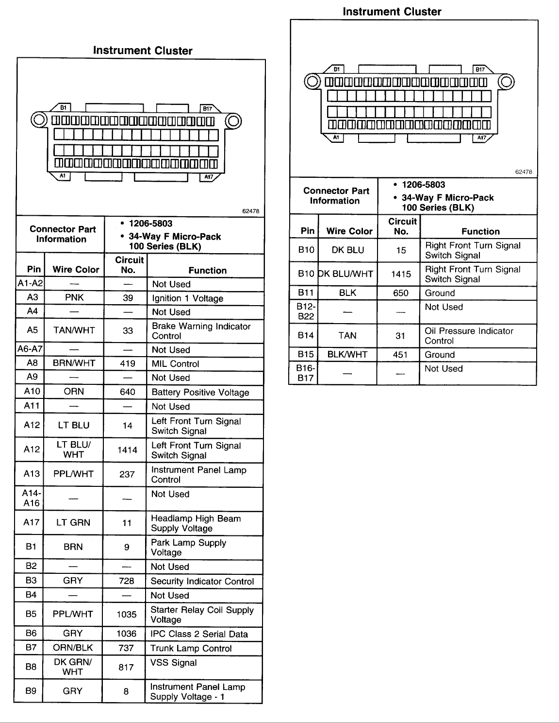 wiring diagram for dash and ipc on 2010 gmc