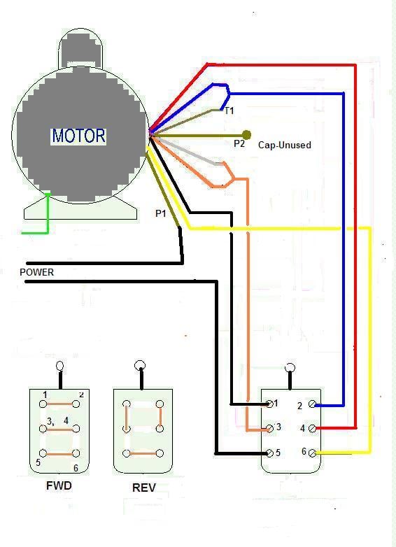 wiring diagram for dayton 120 volt motor 5k547
