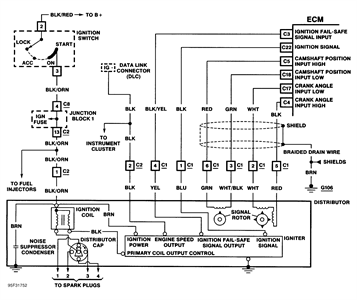 Wiring Diagram For Ecm 1997 Geo Metro 1994 geo prizm radio wiring diagram 