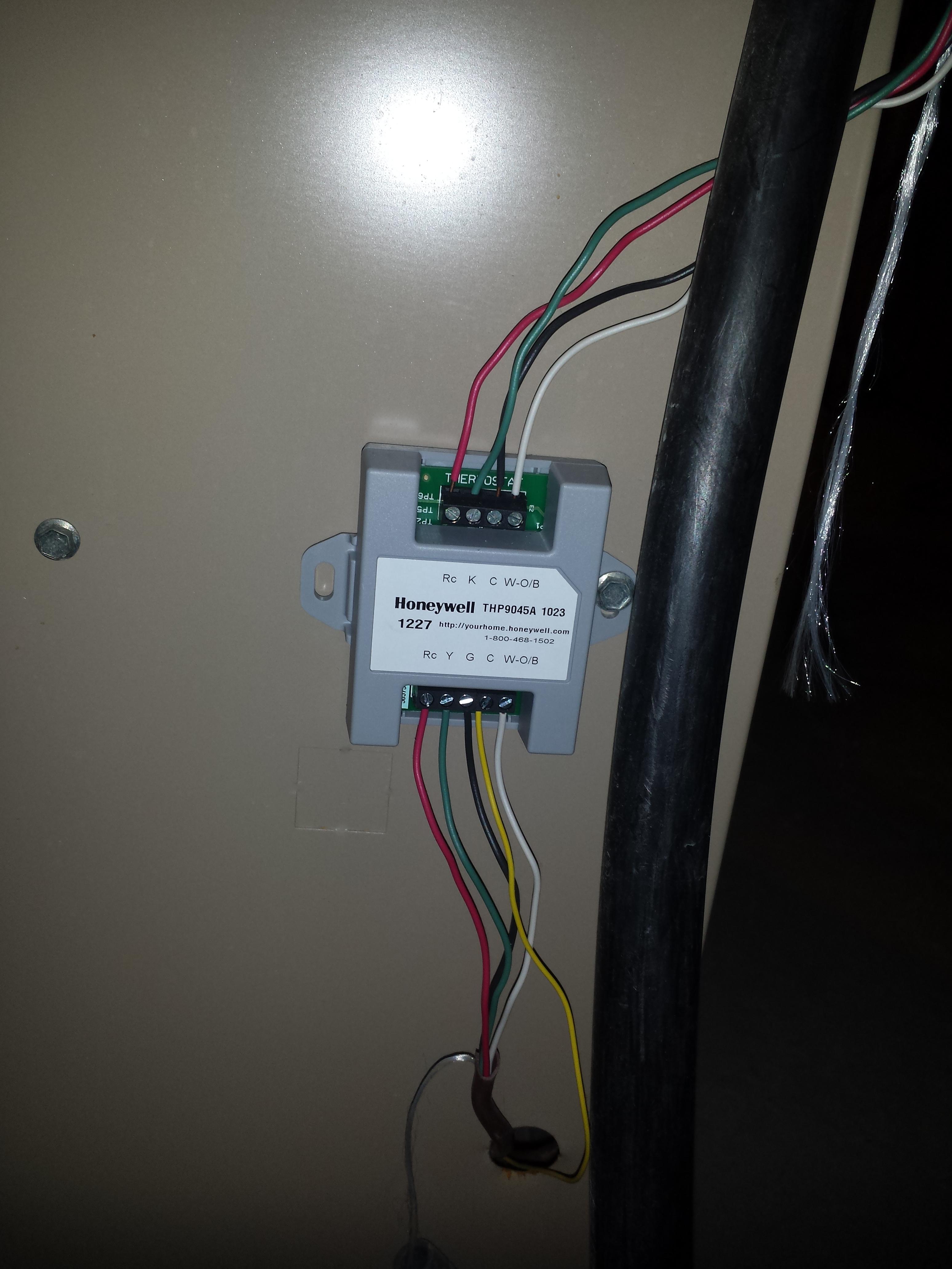 wiring diagram for ecobee power extender kit