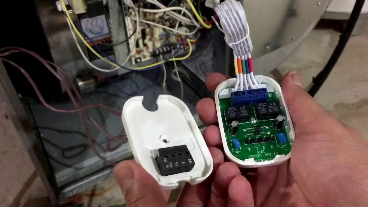 wiring diagram for ecobee power extender kit