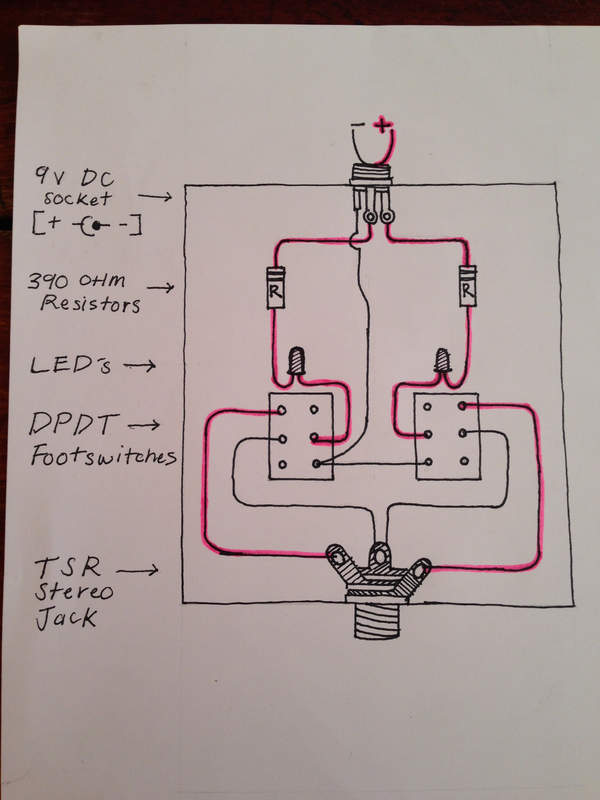 wiring diagram for fender reverb vibrato switch