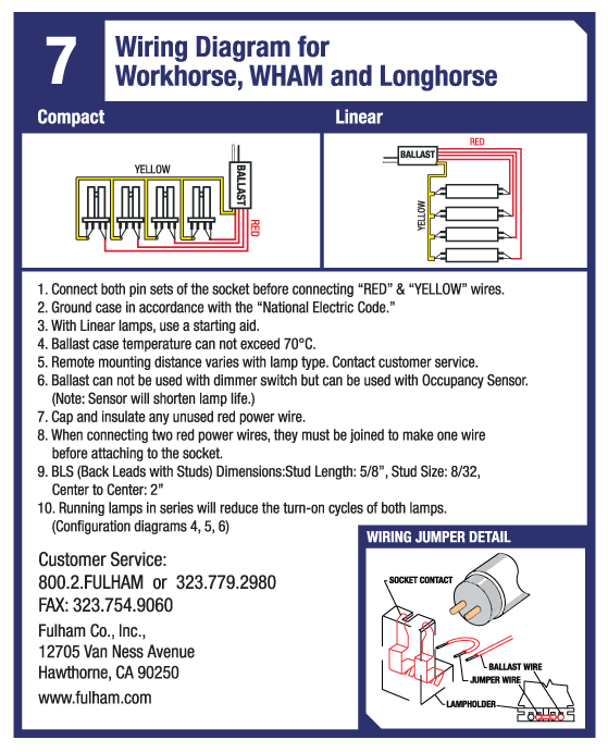 wiring diagram for fulham workhorse 3 ballast