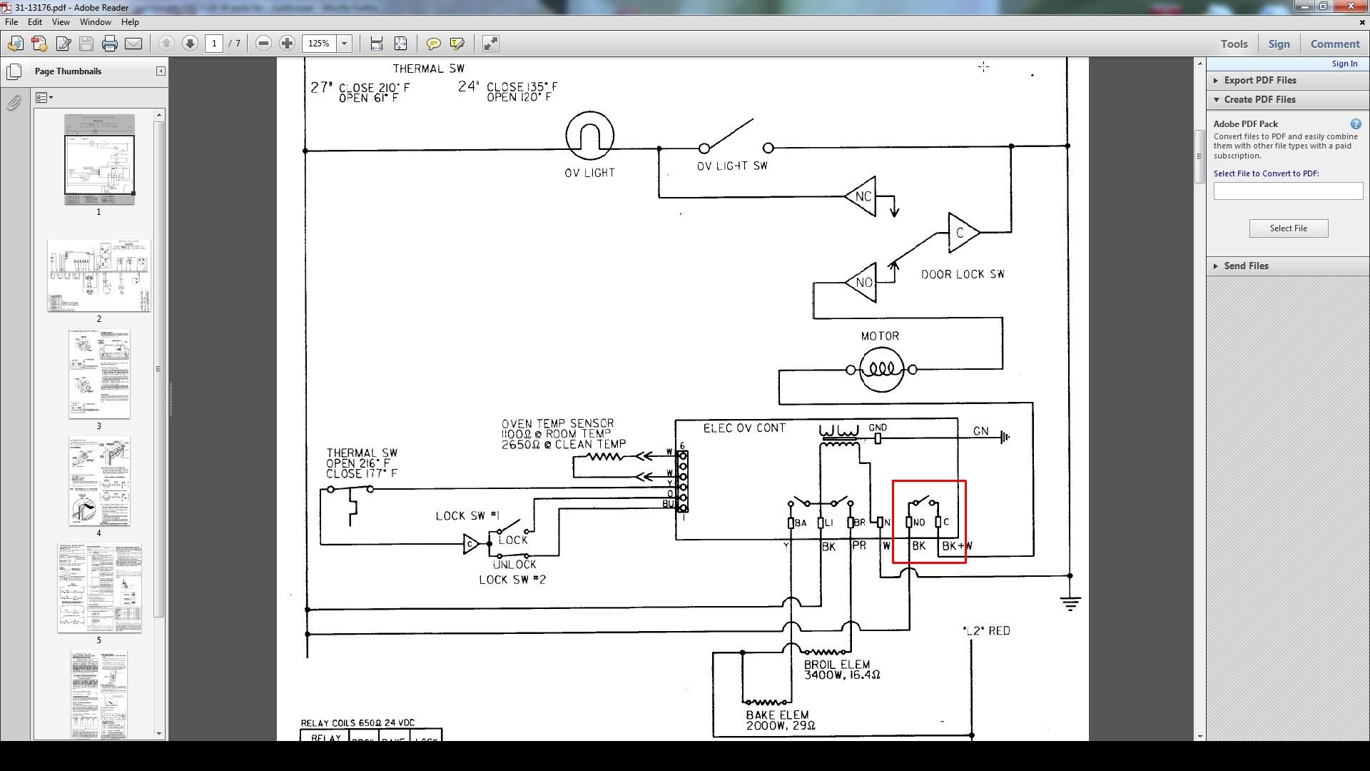 wiring diagram for ge oven model number jckp16gs-1