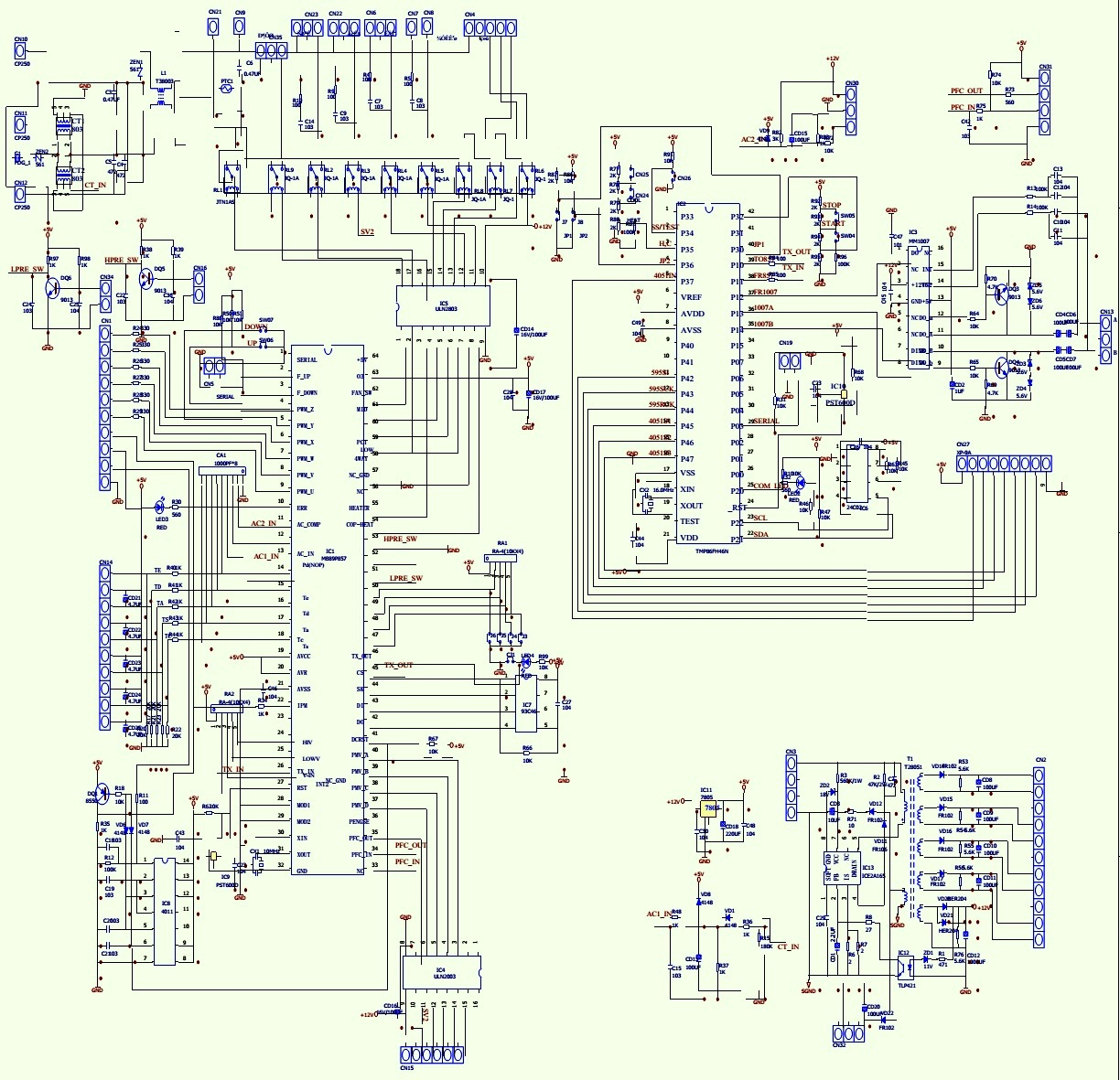 wiring diagram for haier air conditioner