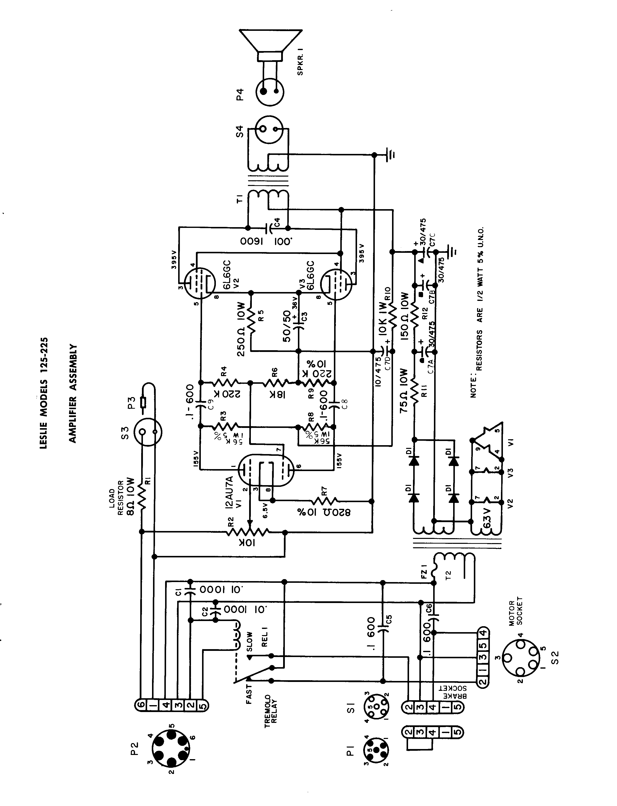 wiring diagram for hammond a100