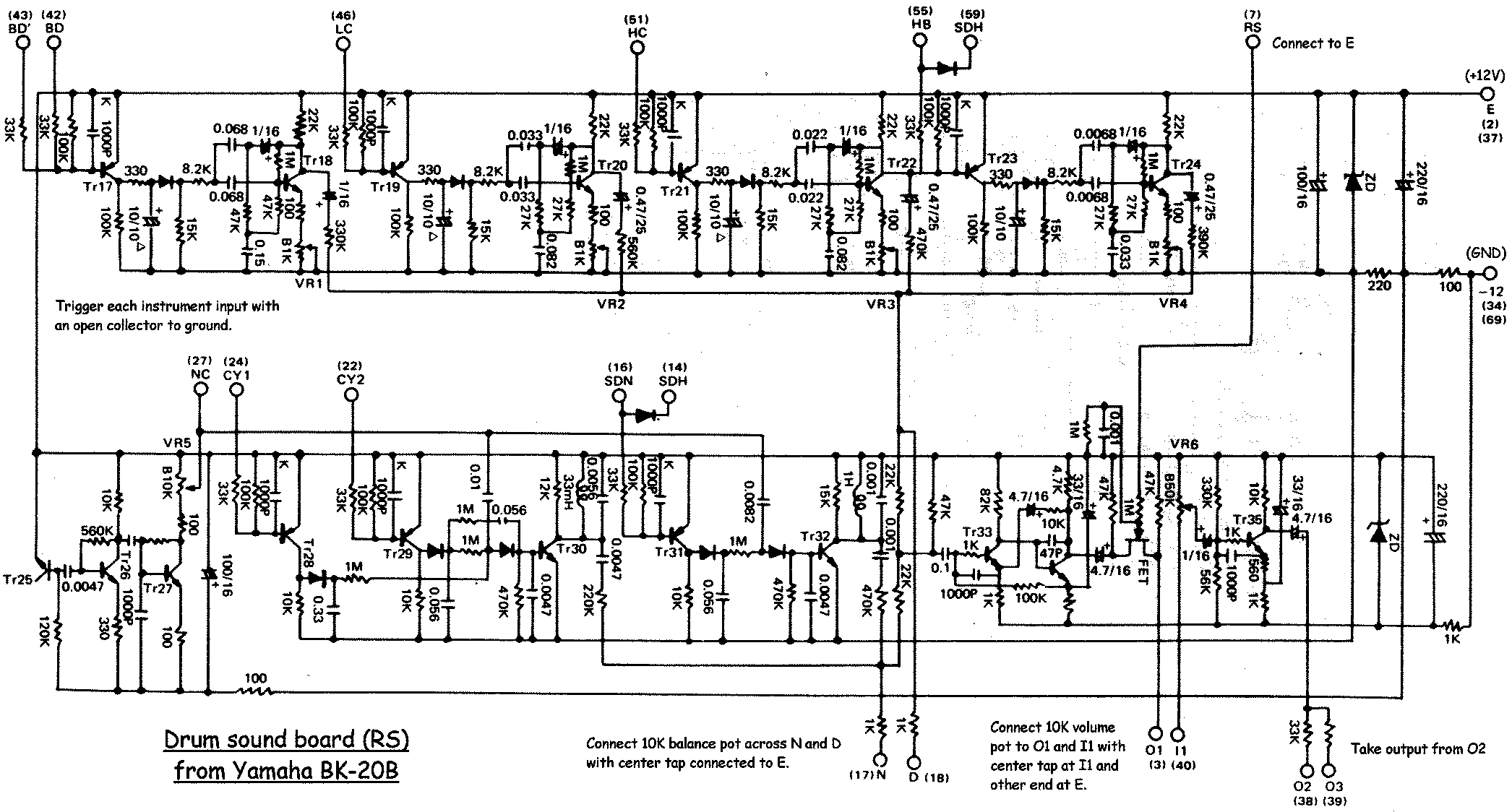 wiring diagram for hammond a100