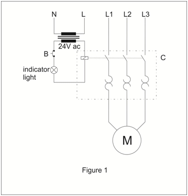 wiring diagram for hangar door opener contactor