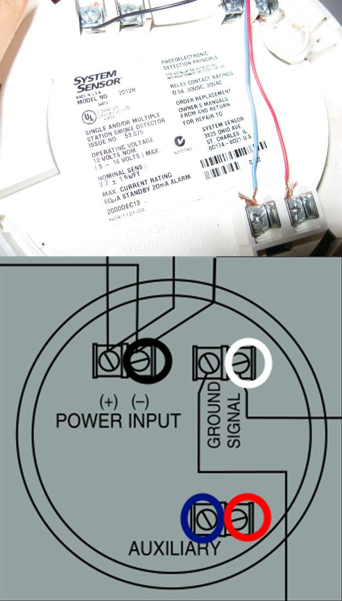 wiring diagram for hardwired smoke detectors