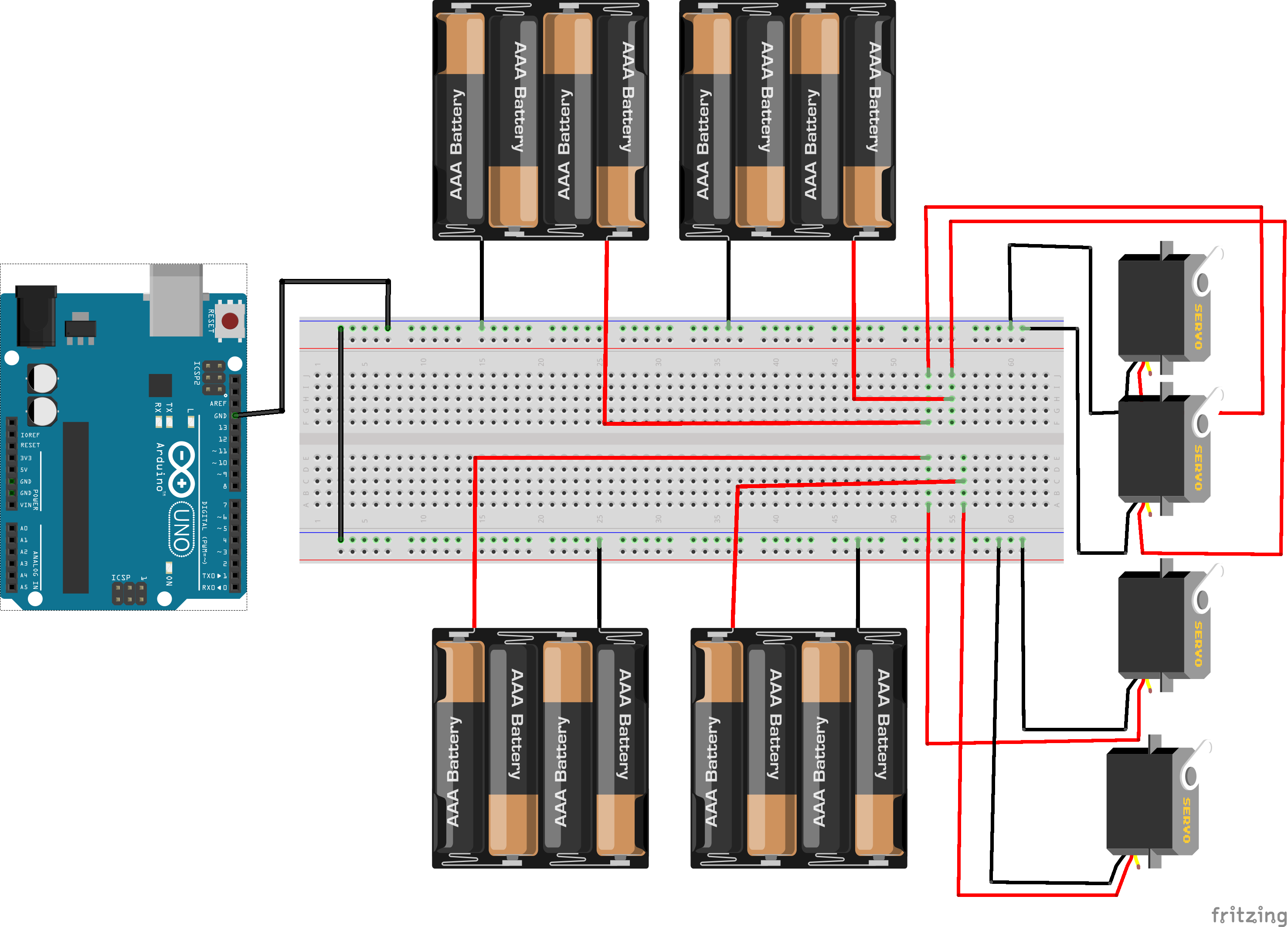 wiring diagram for hextronic servo