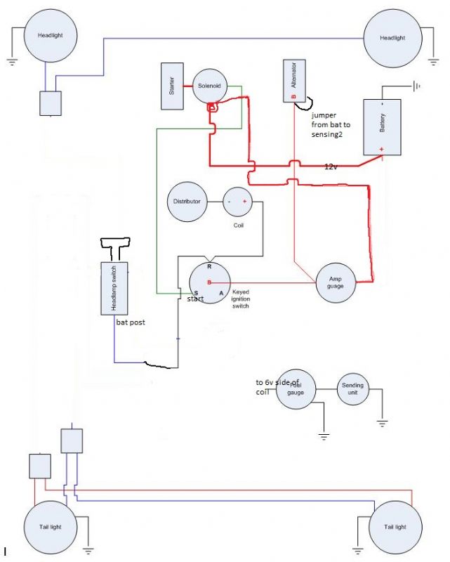 wiring diagram for jeep cj2a