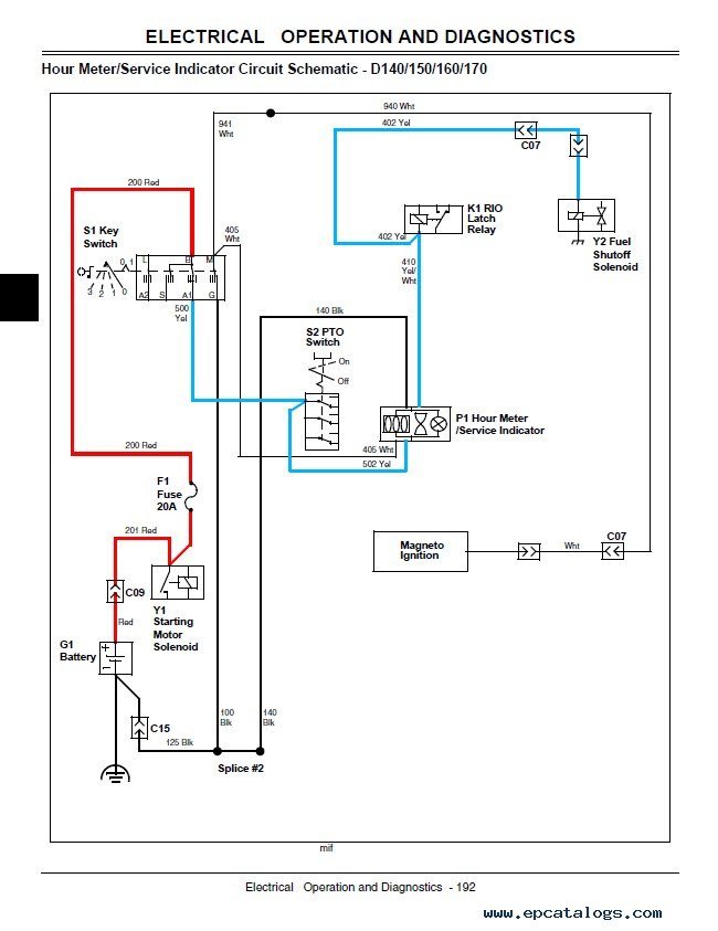 wiring diagram for john deere la115 lawn tractor