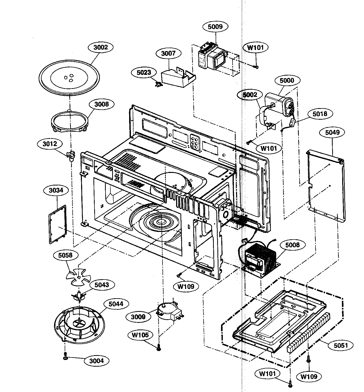 wiring diagram for kenmore 72166222500 microwave