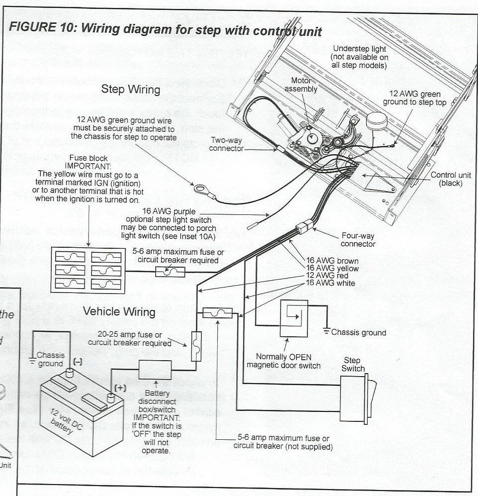 wiring diagram for kwikee step module 164889
