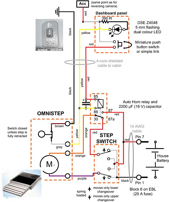 wiring diagram for kwiki step module