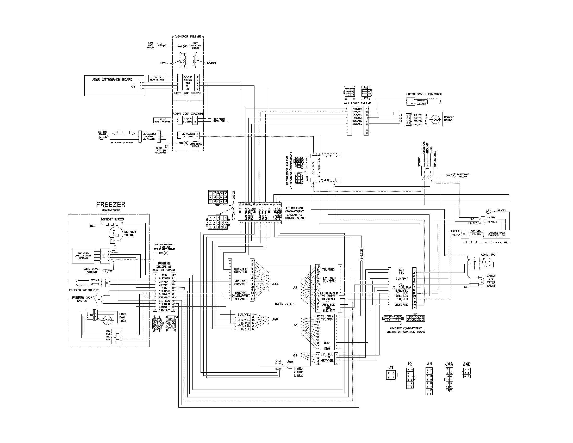 wiring diagram for masterbuilt freezer cabinet