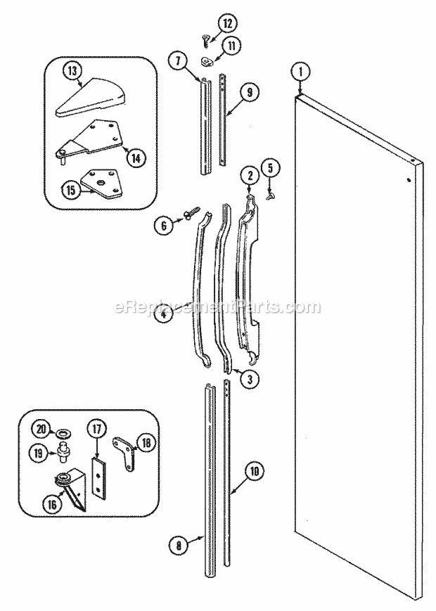 wiring diagram for maytag 61003072 control board