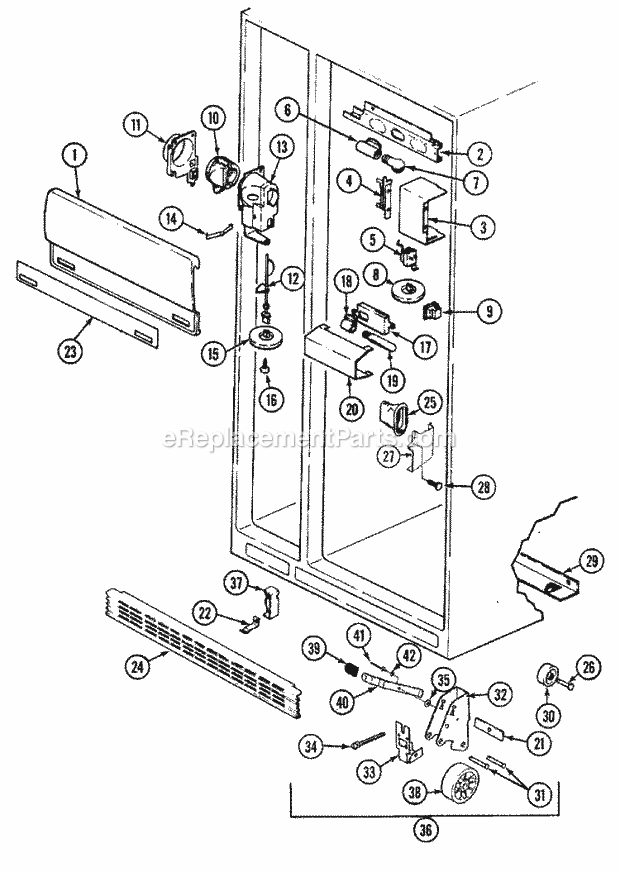 wiring diagram for maytag 61003072 control board