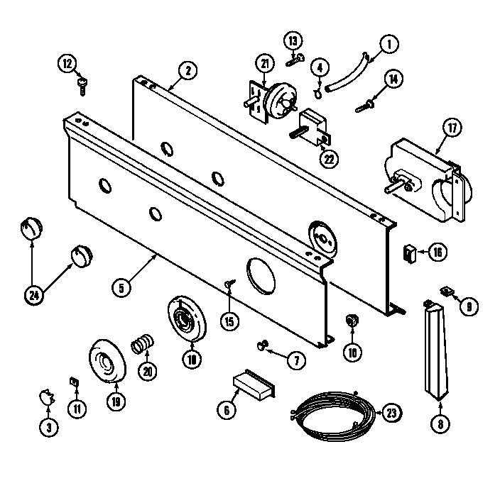 wiring diagram for maytag 61003072 control board