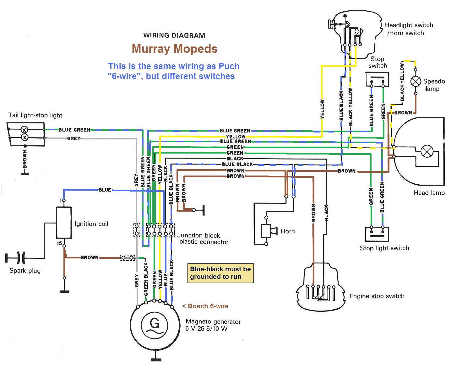 wiring diagram for murray model#42590x92