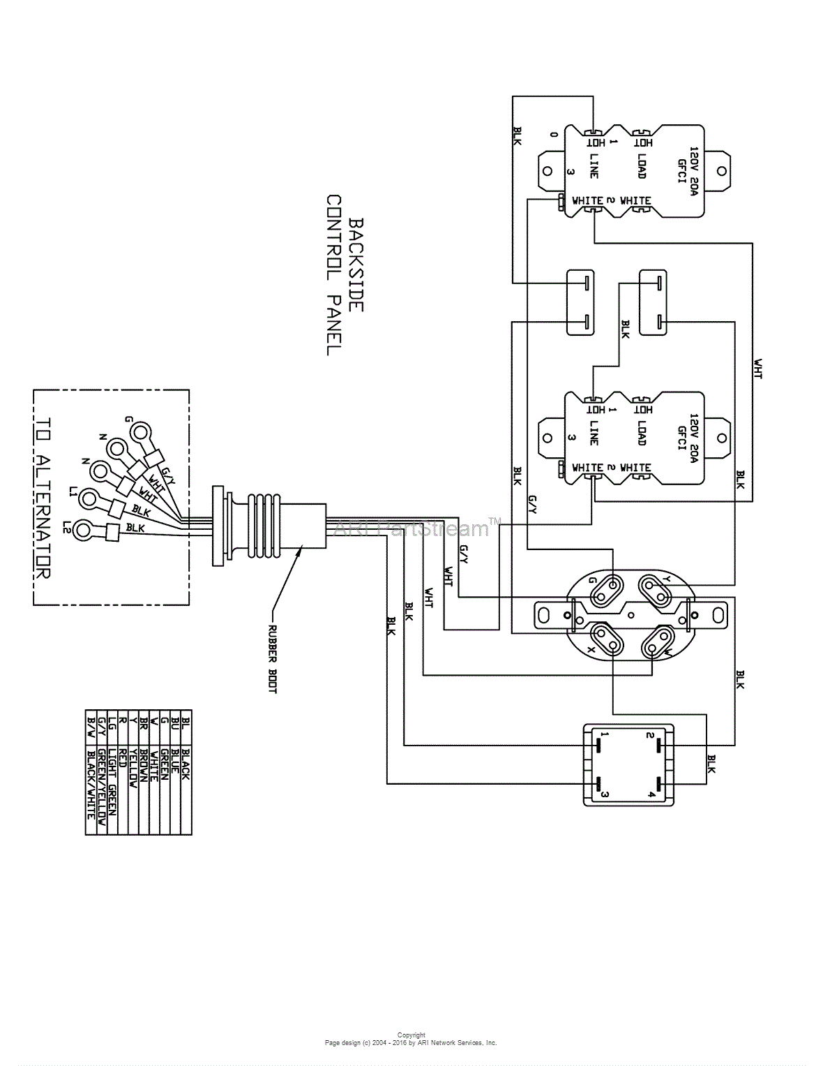 wiring diagram for power mate gt5250