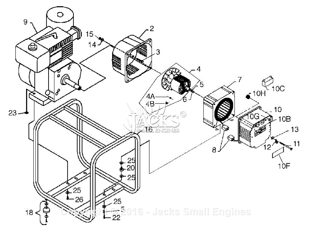 wiring diagram for powermate gt5250